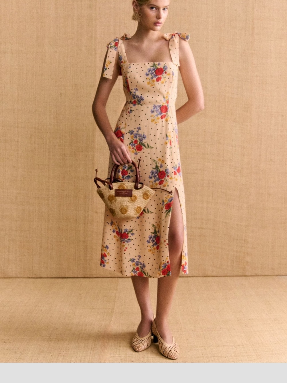 NWT Sezane Dorotha Dress in Poppy size 6, size 8